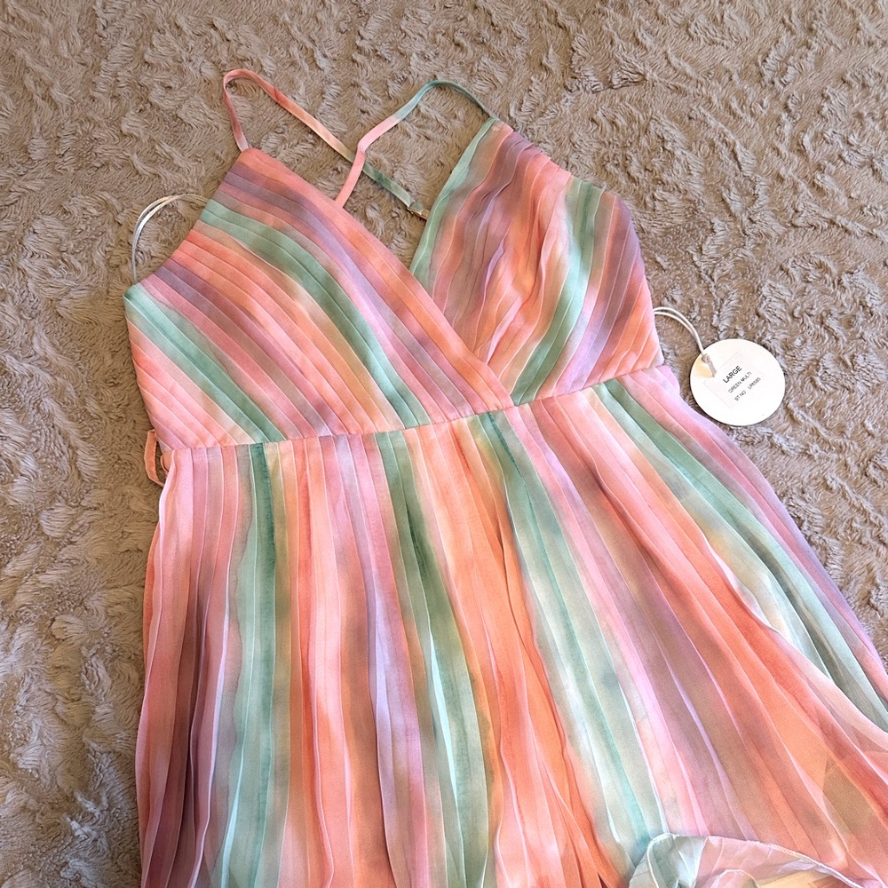 NWT Luxxel brand multicolor dress